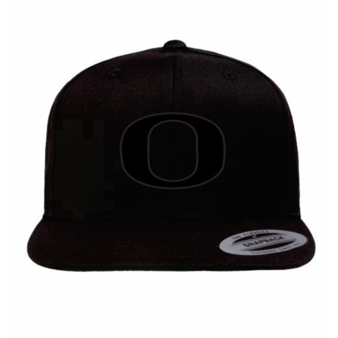 Black O / Black Flat Bill