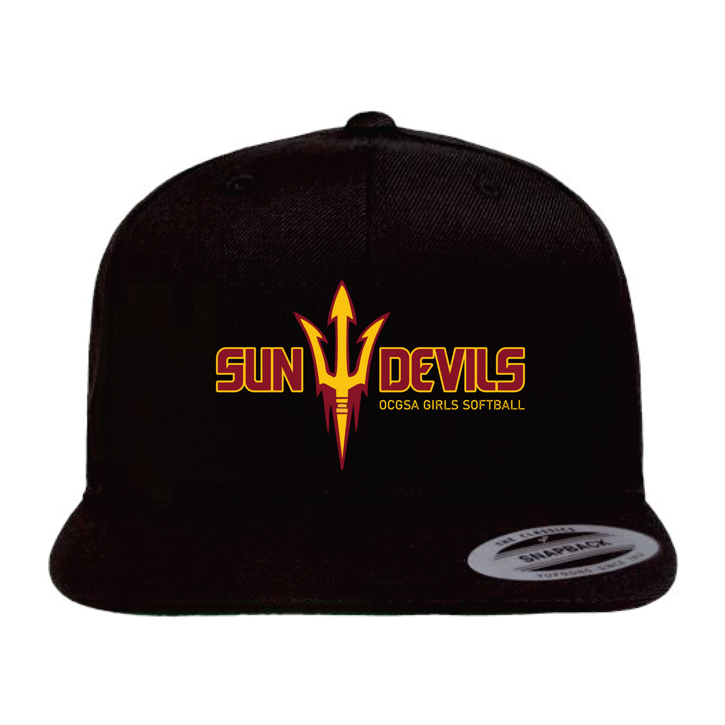 Sun Devils Embroidered Flat Bill