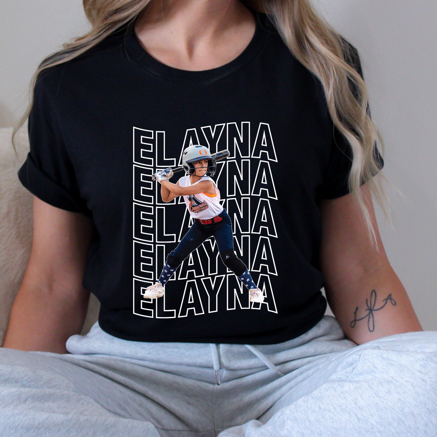 Custom Player Tee/Crew Sweatshirt