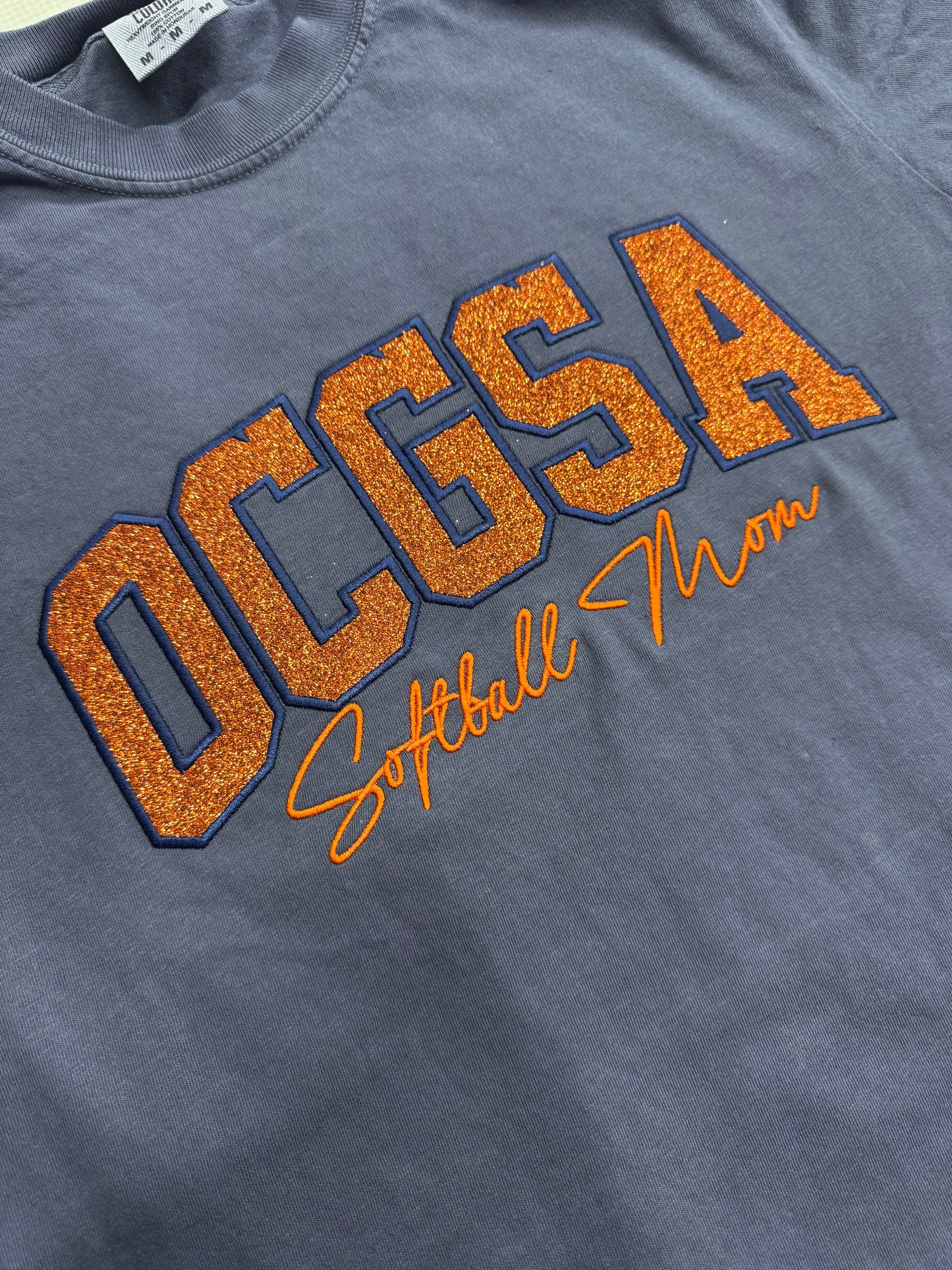 OCGSA Softball Sparkle Embroidered Shirt