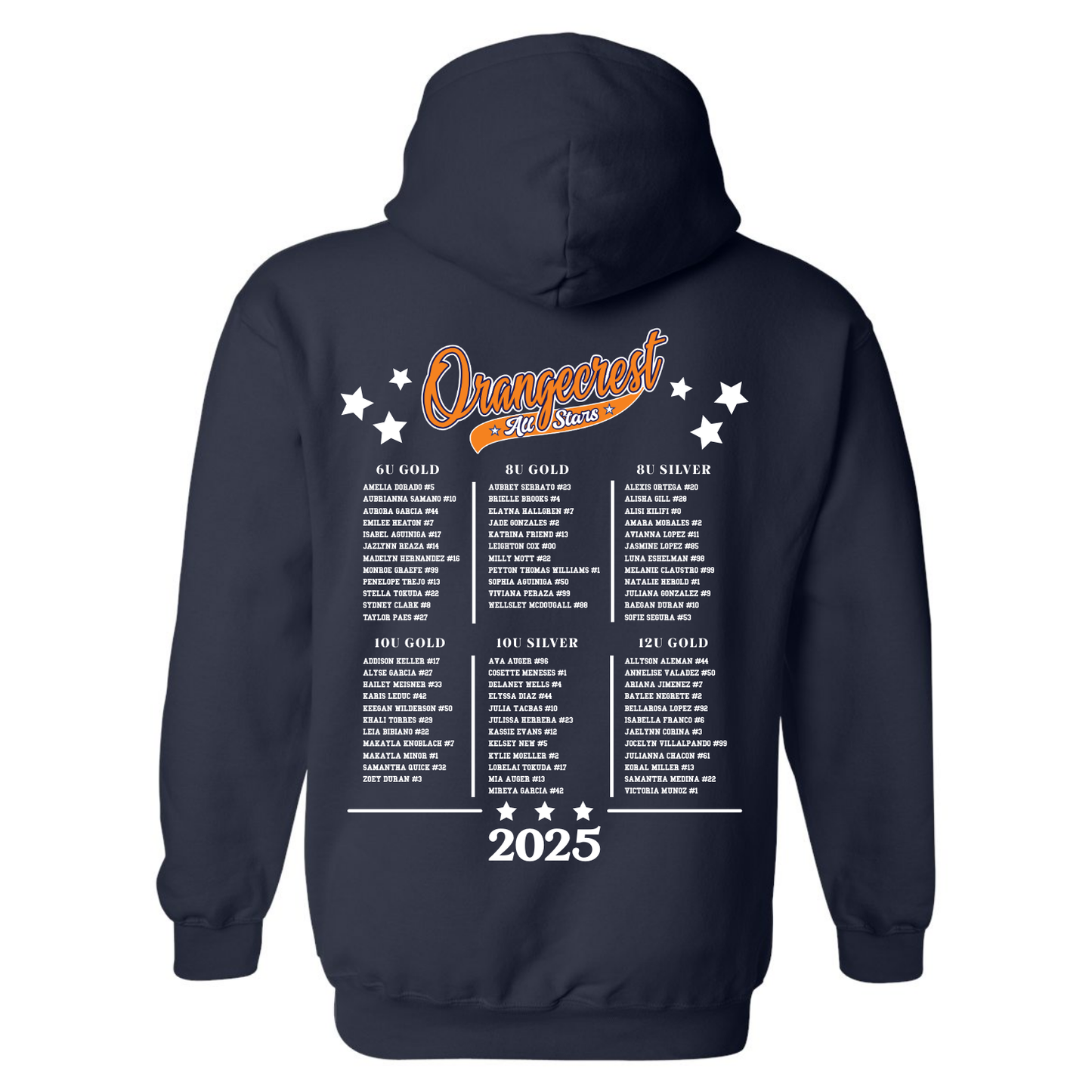 OCGSA All Stars Roster Fleece Hoodie