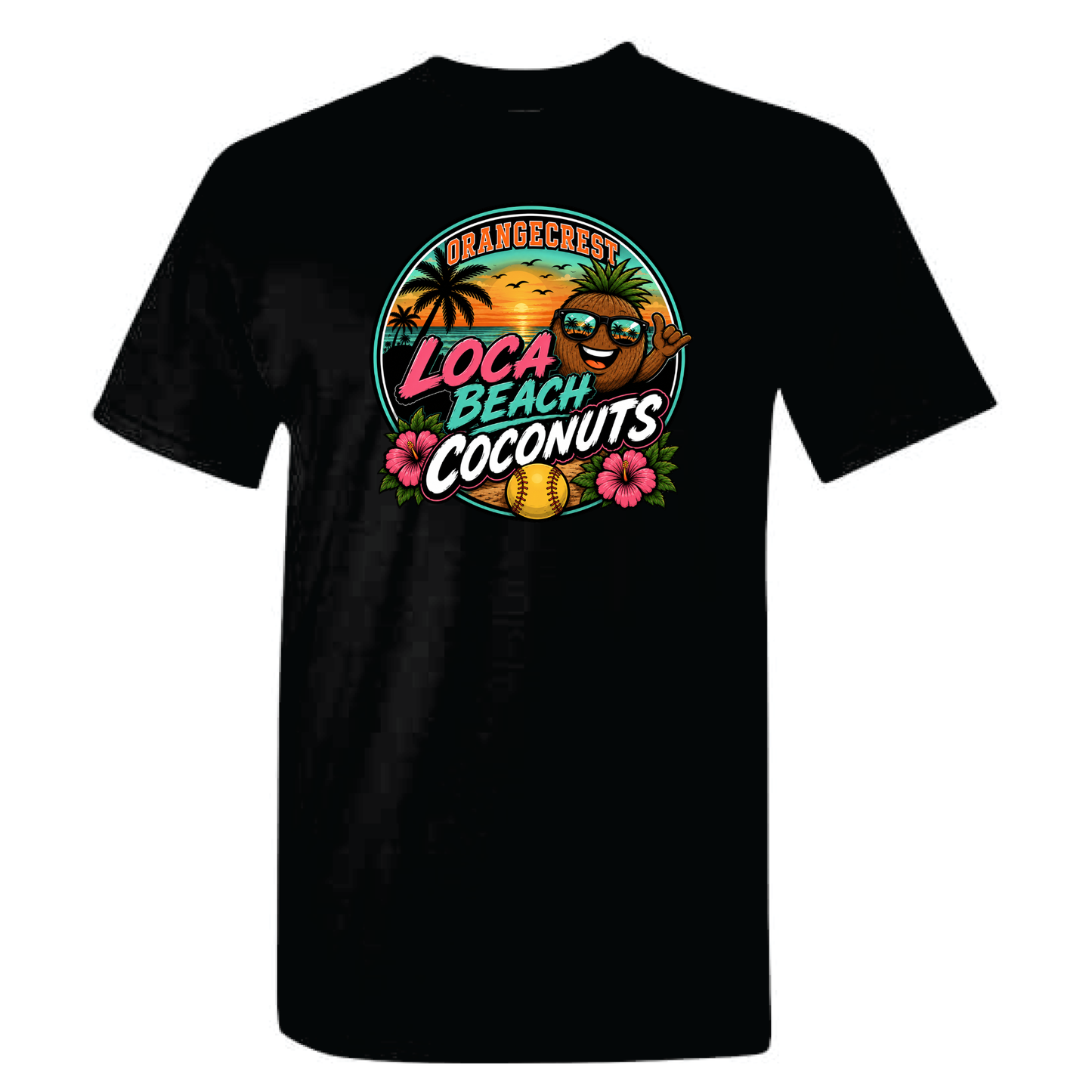 Loca Beach Coconuts Short Sleeve Tee