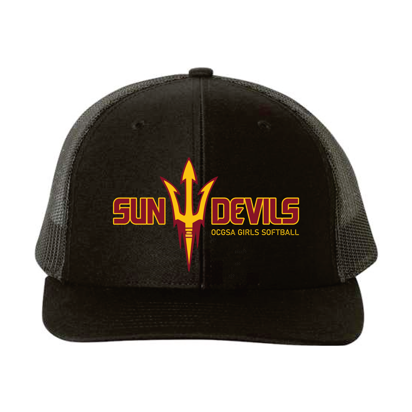 Sun Devils Embroidered Trucker