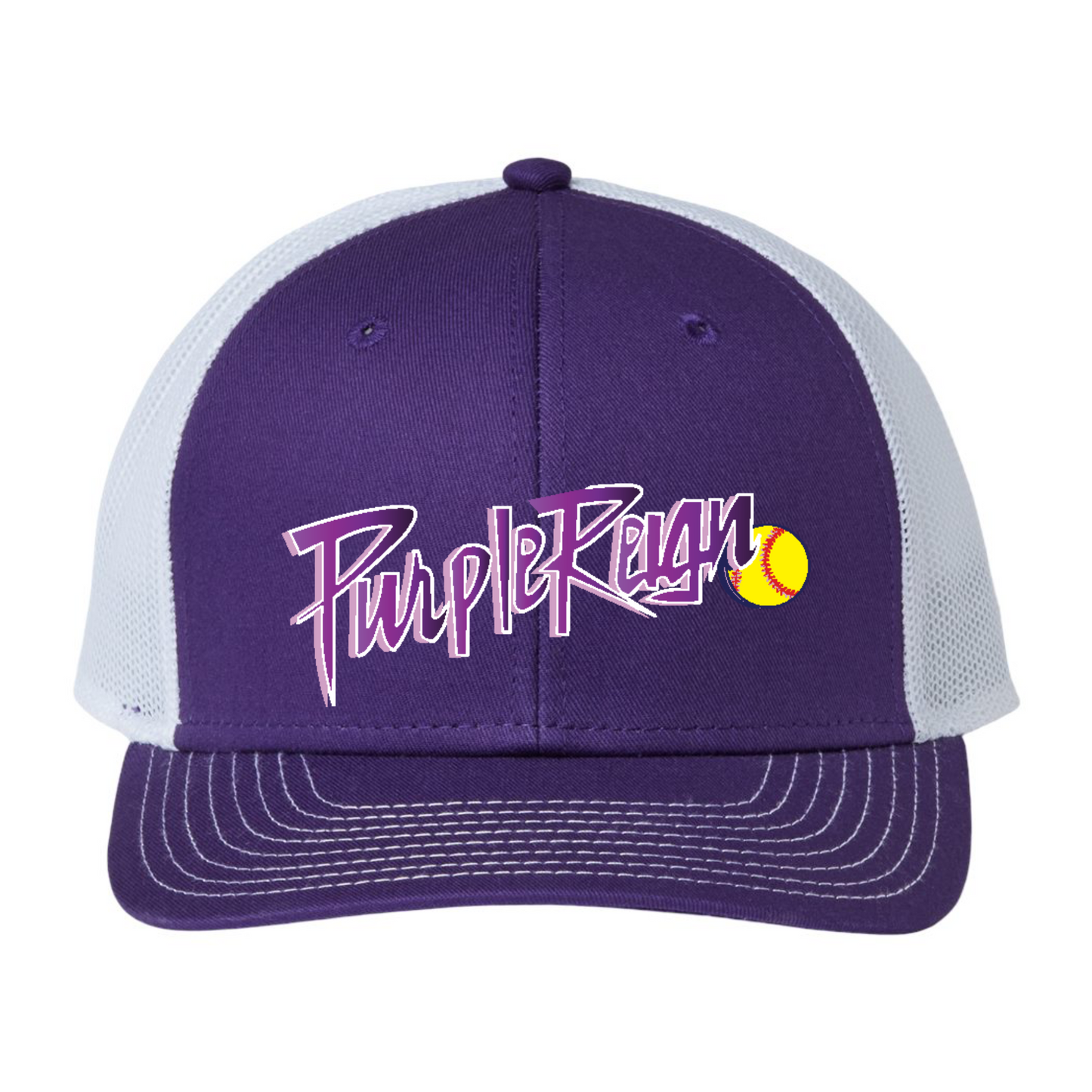 Purple Reign Embroidered Trucker