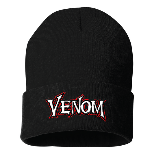 Venom Embroidered Beanie