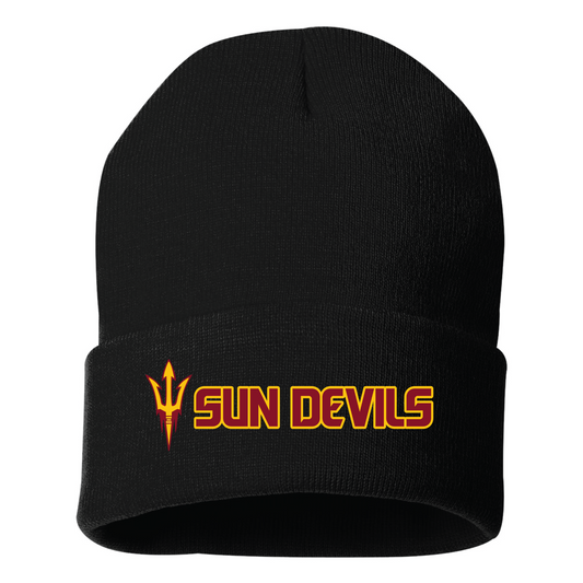 Sun Devils Embroidered Beanie