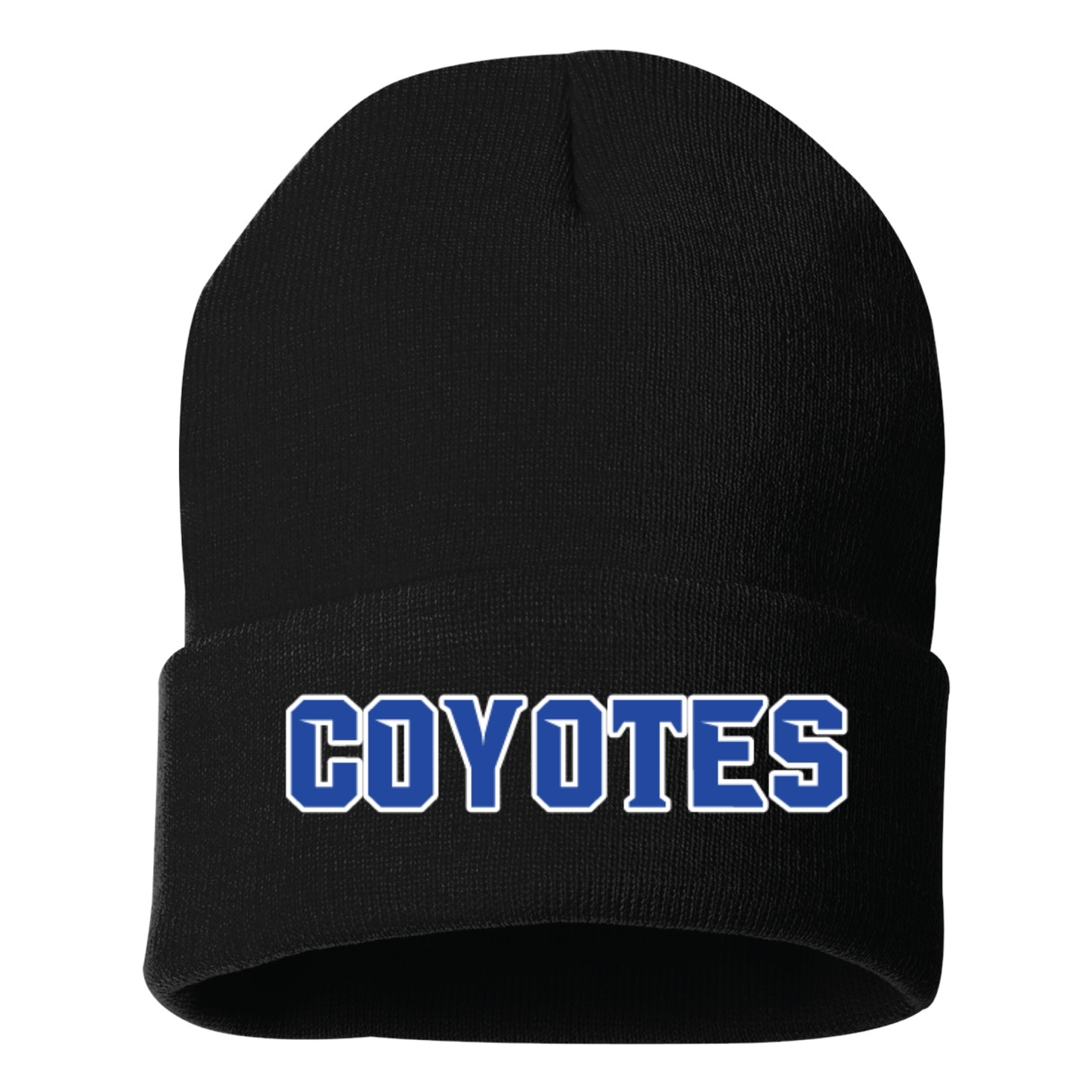 Coyotes Embroidered Beanie