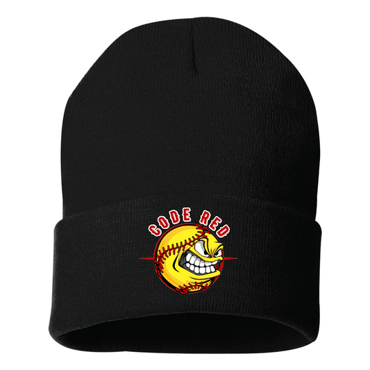 Code Red Embroidered Beanie
