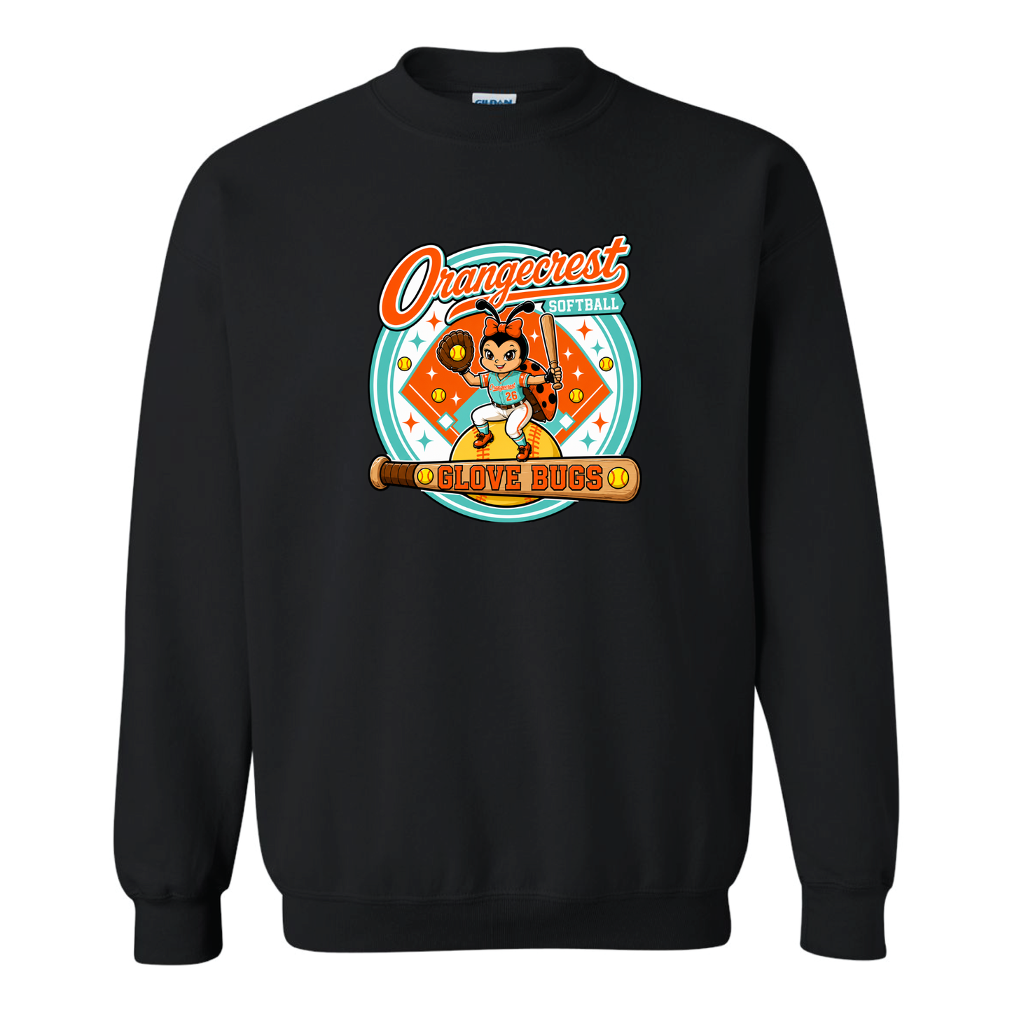 Glove Bugs Fleece Crew Sweatshirt