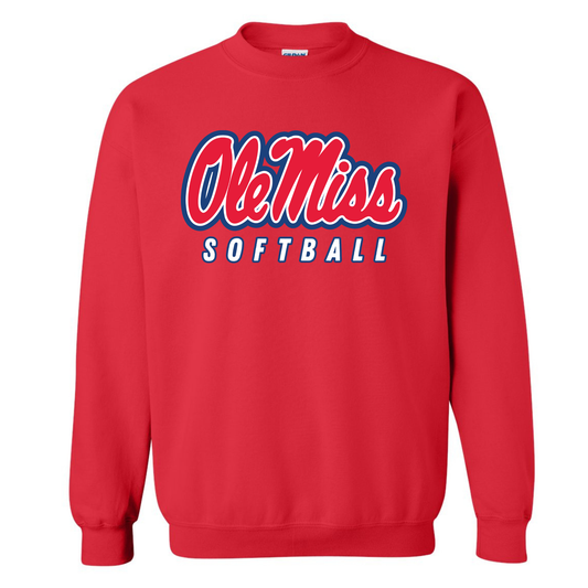 Ole Miss Fleece Crew Sweatshirt