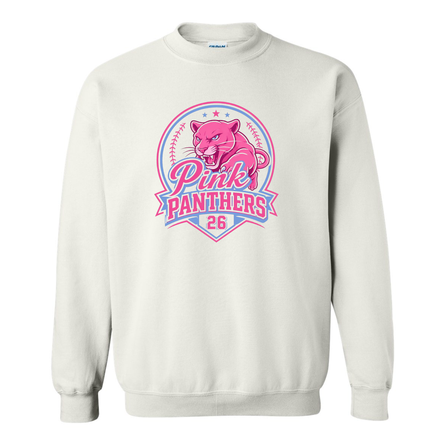 Pink Panthers Fleece Crew Sweatshirt