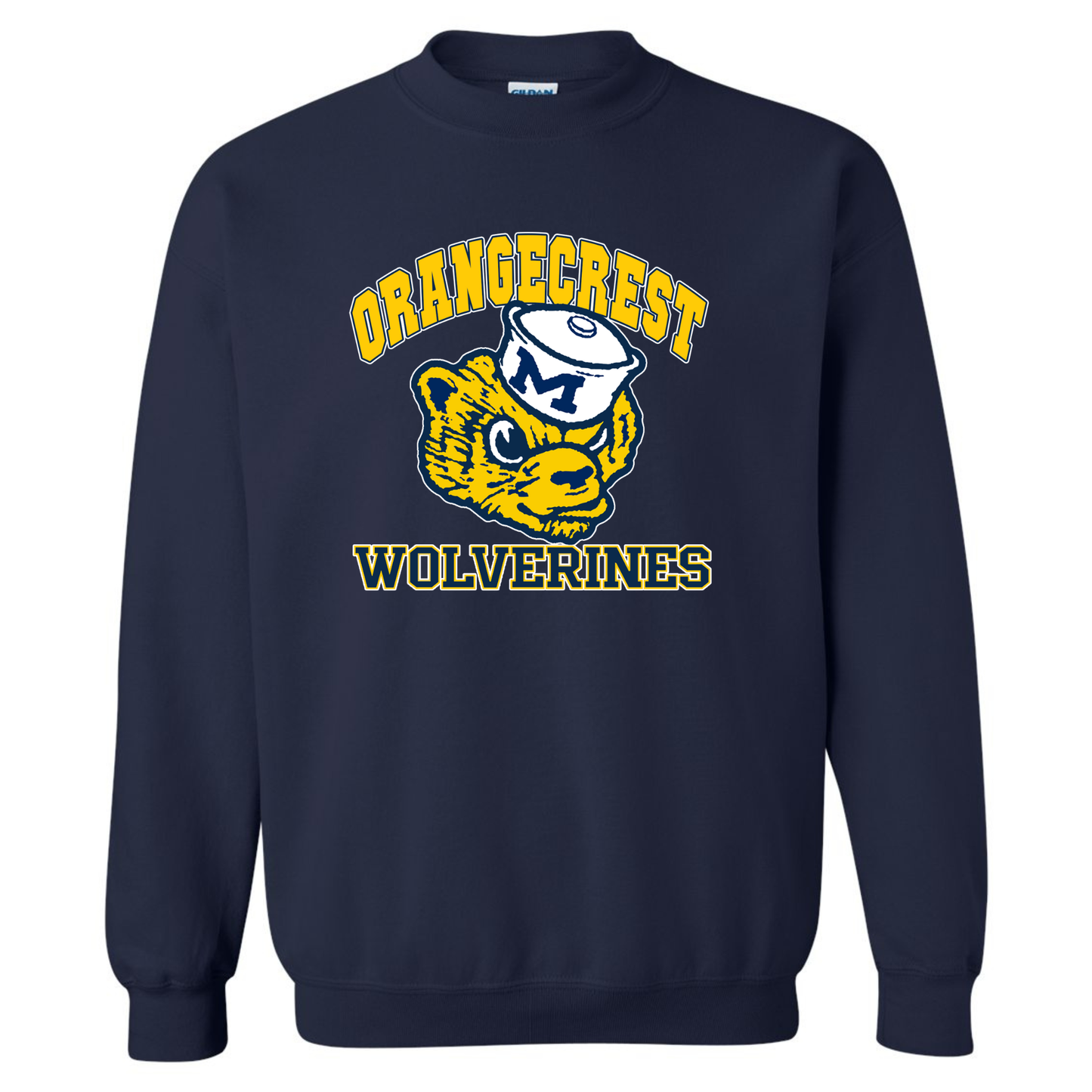 Wolverines Fleece Crew Sweatshirt