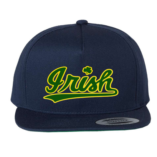 Fighting Irish Embroidered Flat Bill