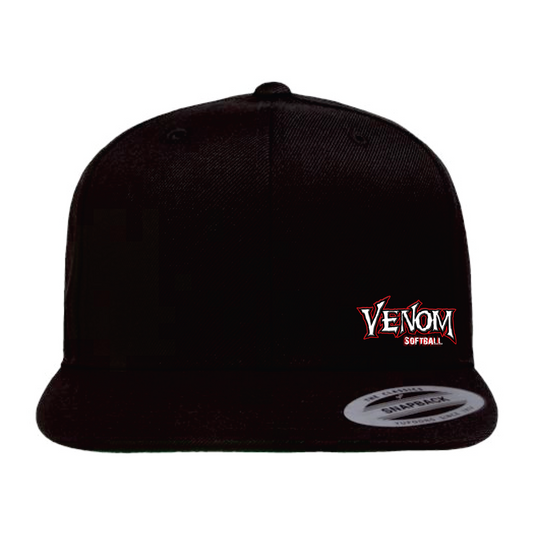 Venom Embroidered Flat Bill