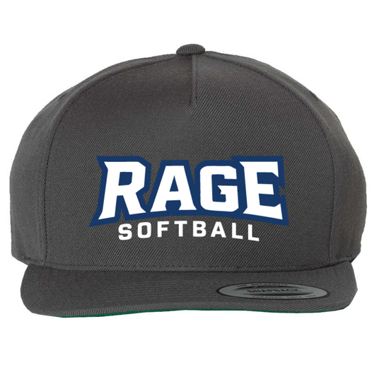 Rage Embroidered Flat Bill