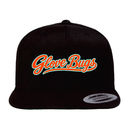 Glove Bugs Embroidered Flat Bill