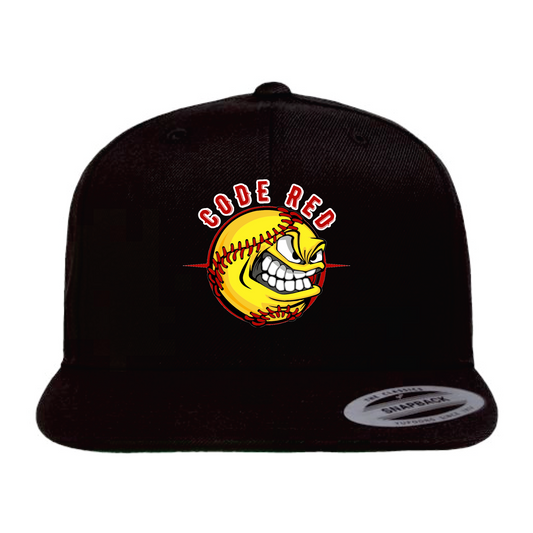 Code Red Embroidered Flat Bill