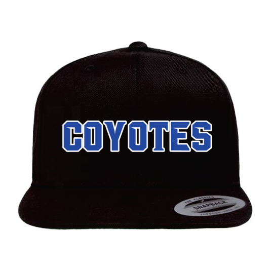 Coyotes Embroidered Flat Bill