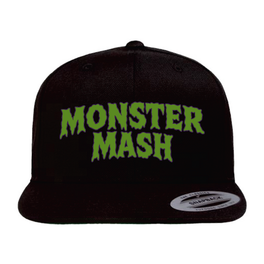 Monster Mash Embroidered Flat Bill