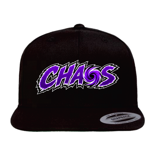 Chaos Embroidered Flat Bill