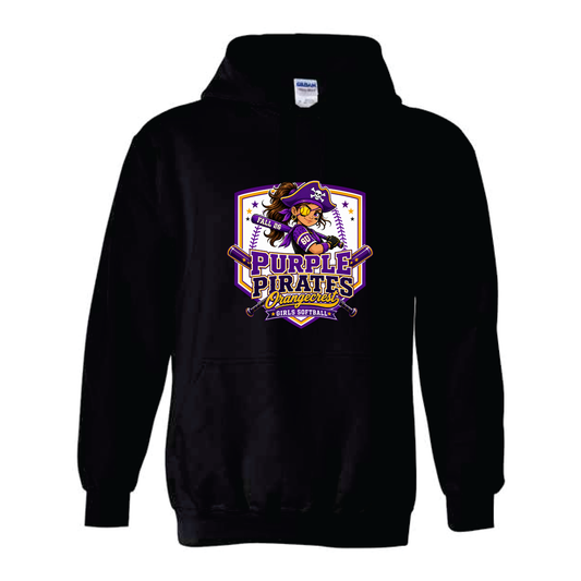 Purple Pirates Fleece Hoodie
