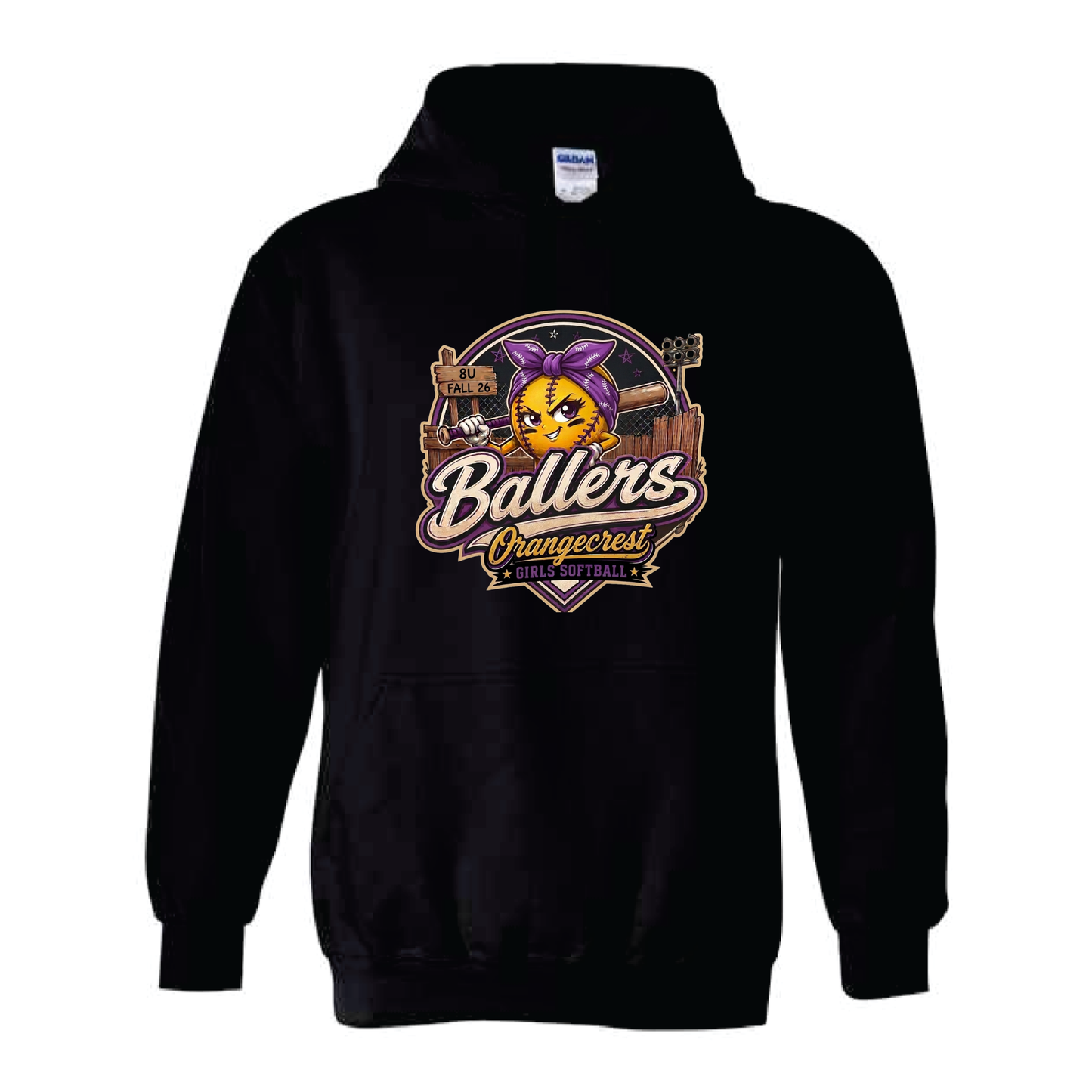 Purple Ballers Fleece Hoodie