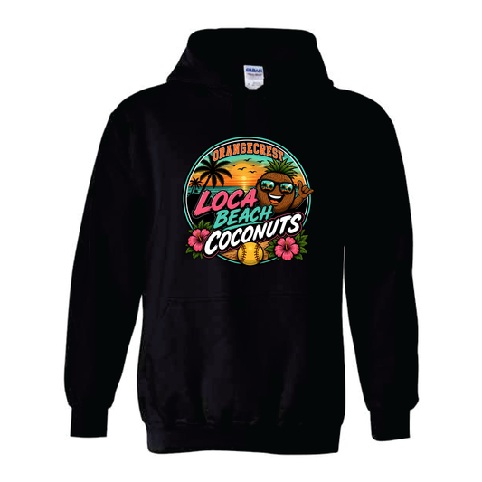 Loca Beach Coconuts Fleece Hoodie