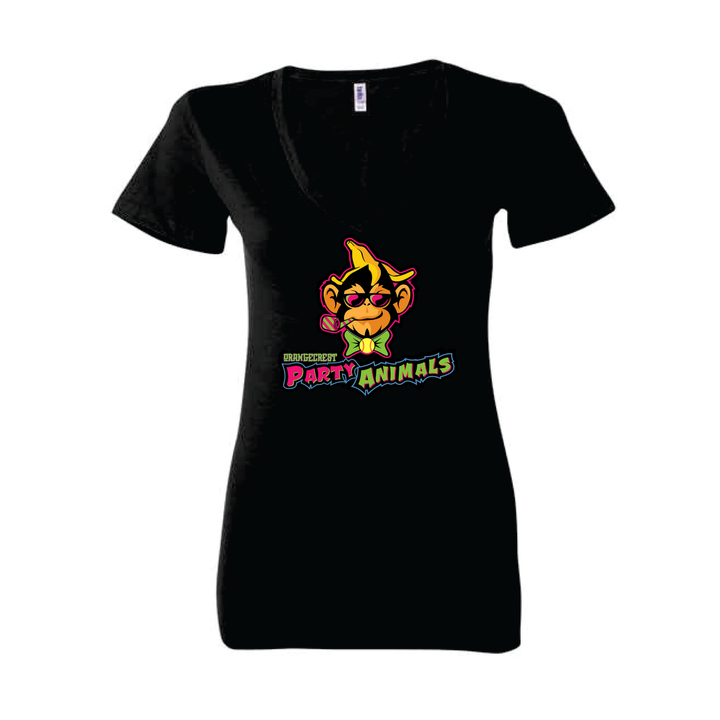 Party Animals Ladies V-Neck Tee