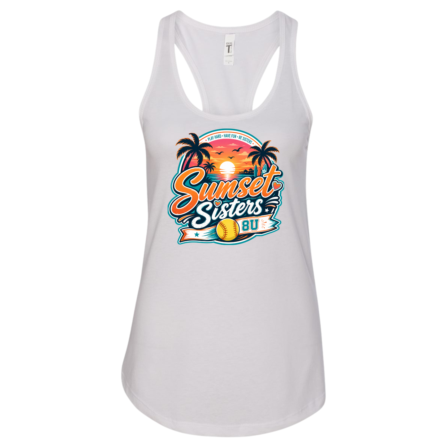 Sunset Sisters Racerback Tank