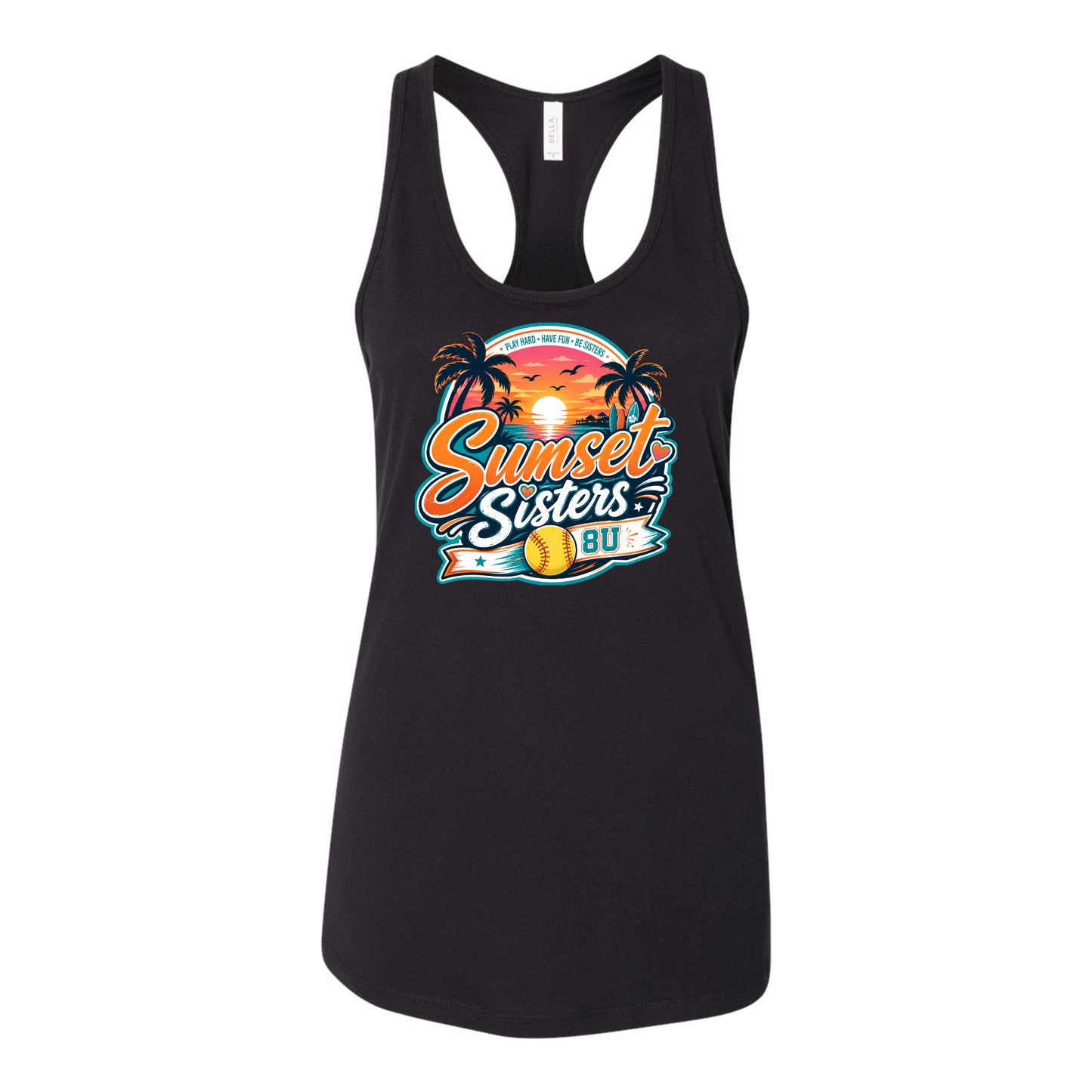 Sunset Sisters Racerback Tank