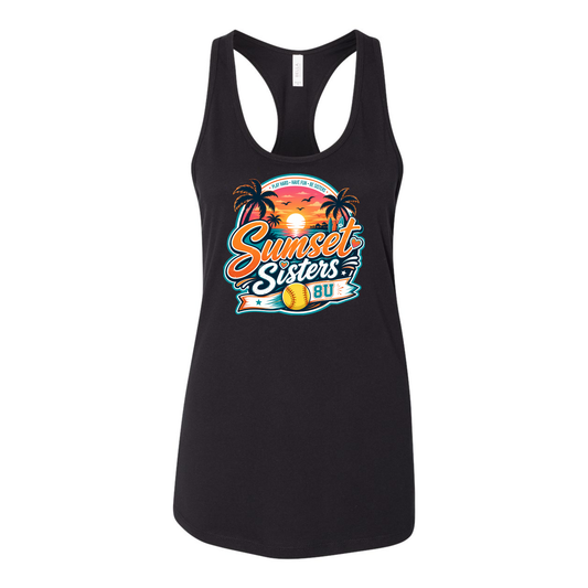 Sunset Sisters Racerback Tank