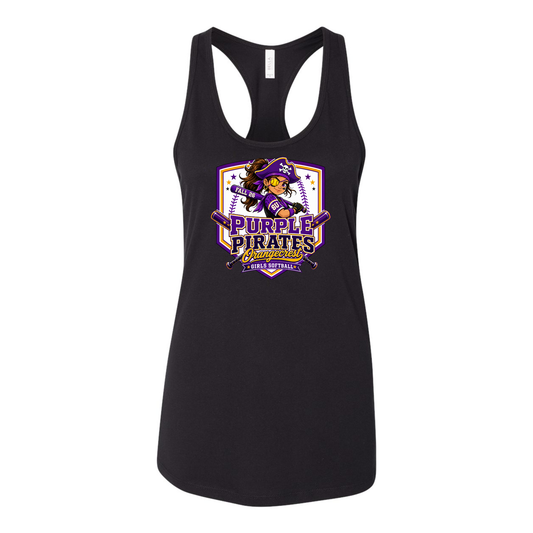 Purple Pirates Racerback Tank