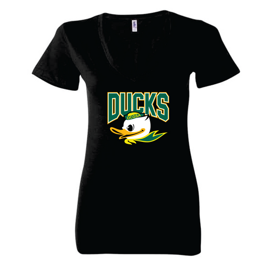 Ducks Ladies V-Neck Tee