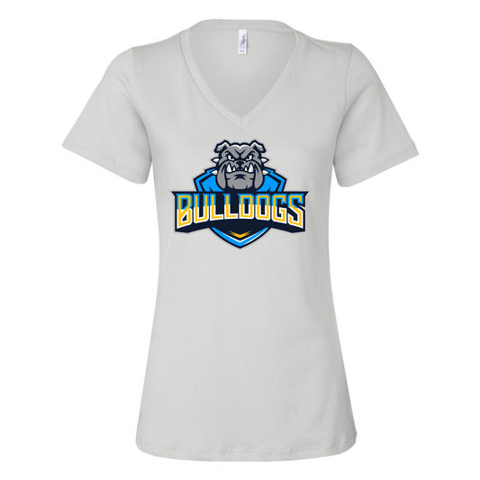 Bulldogs Ladies V-Neck Tee