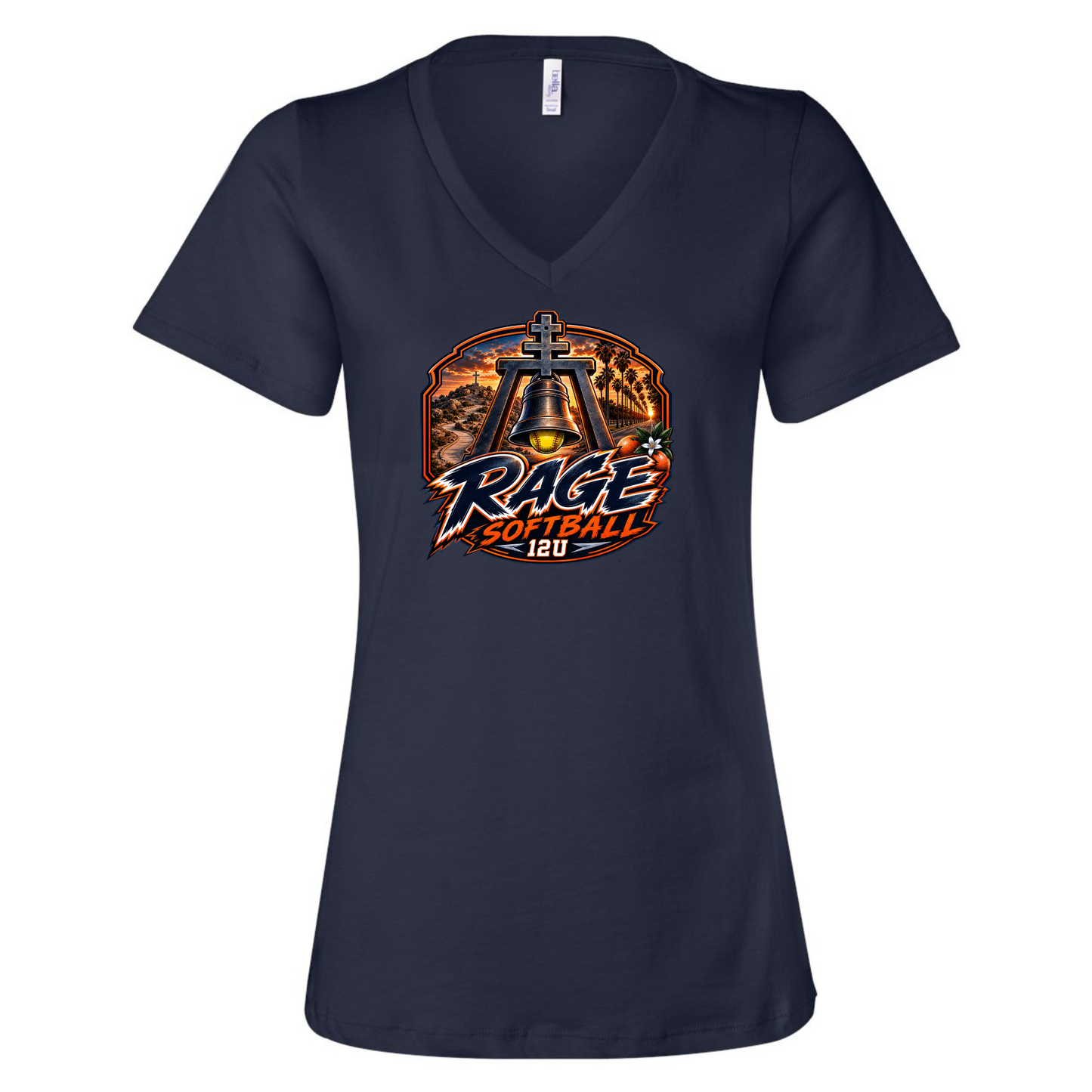 Rage Ladies V-Neck Tee