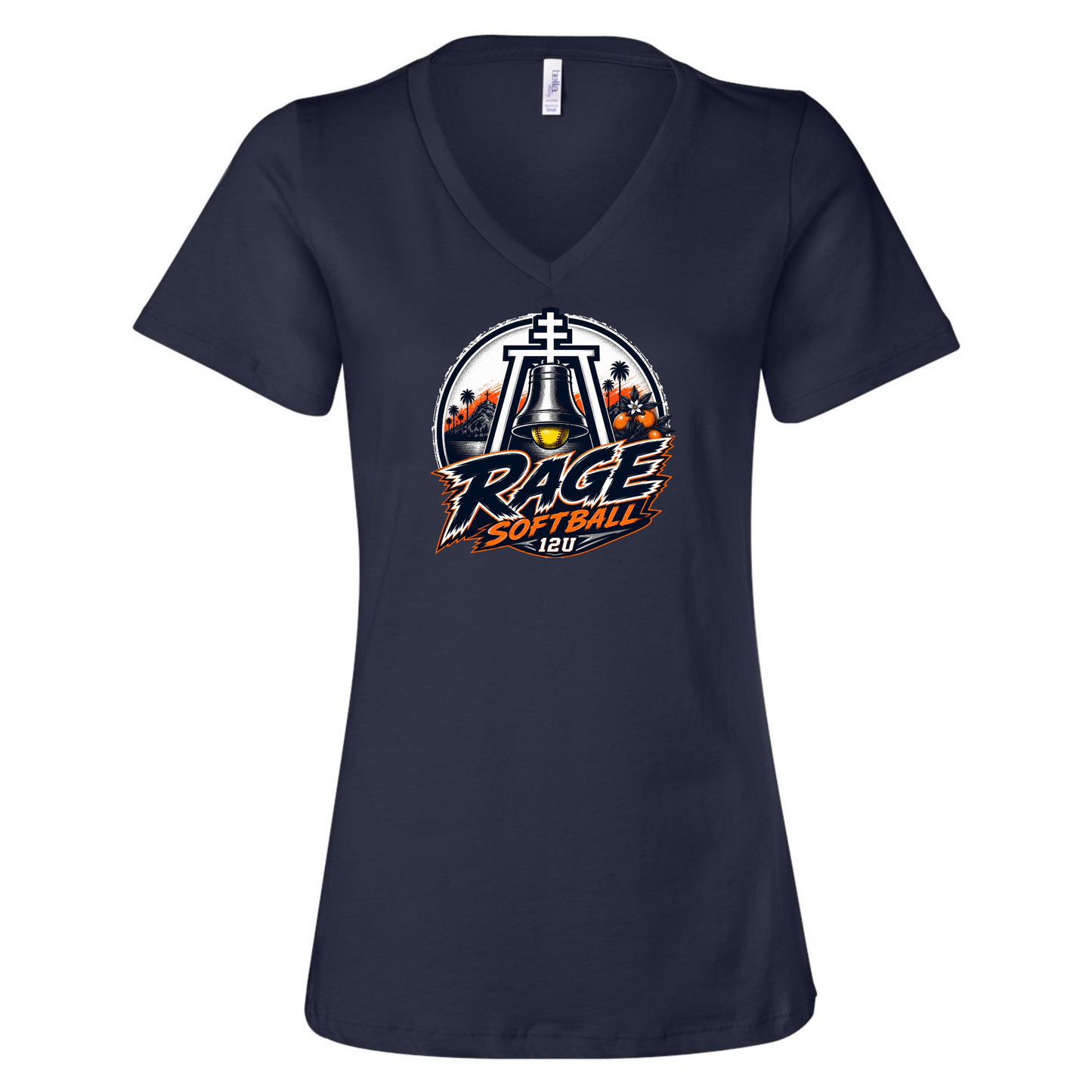 Rage Option Ladies V-Neck Tee