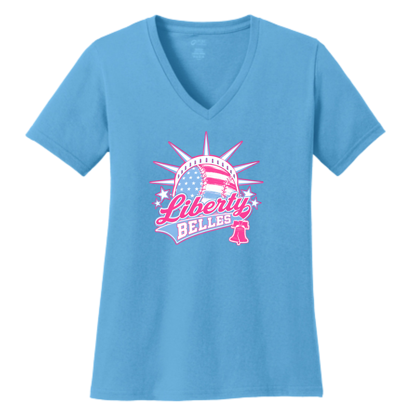 Liberty Belles Ladies V-Neck Tee