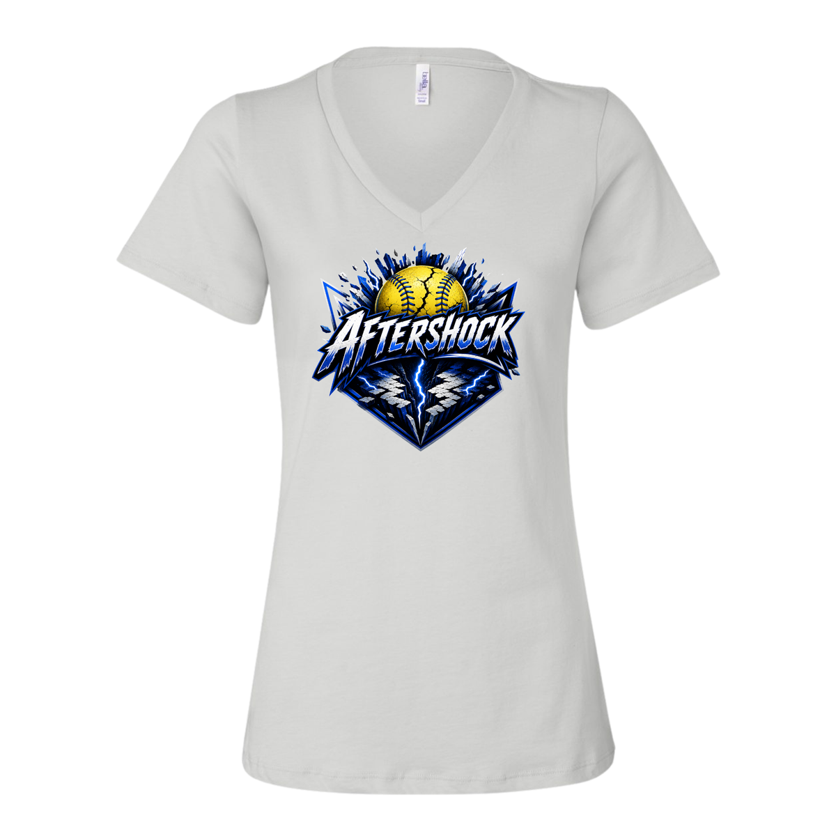 Aftershock Ladies V-Neck Tee