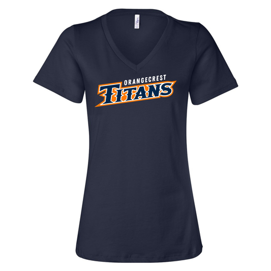 Titans Ladies V-Neck Tee