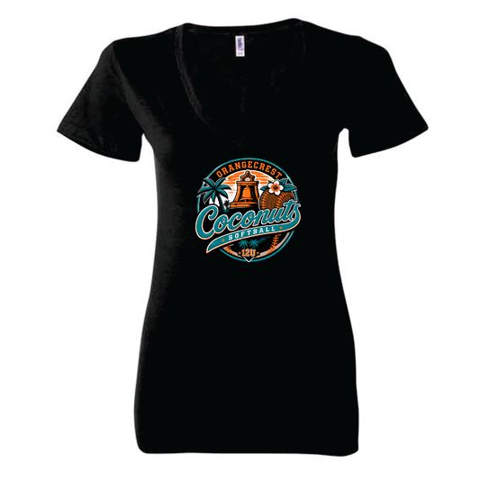 Coconuts Ladies V-Neck Tee