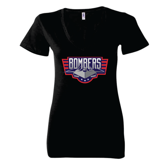 Bombers Ladies V-Neck Tee