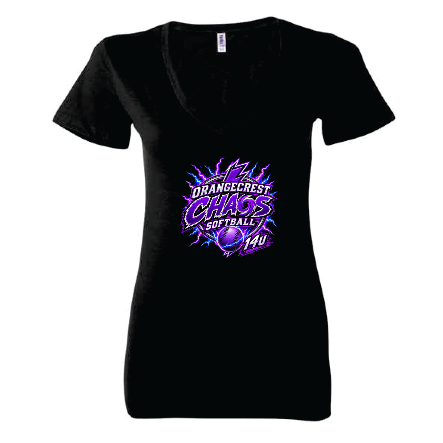 Chaos Ladies V-Neck Tee