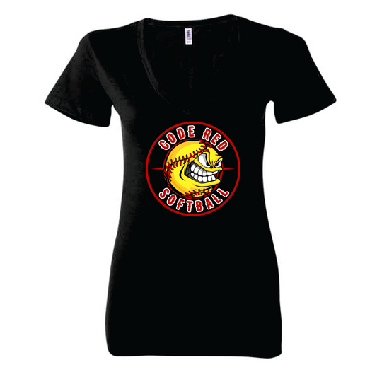 Code Red Ladies V-Neck Tee