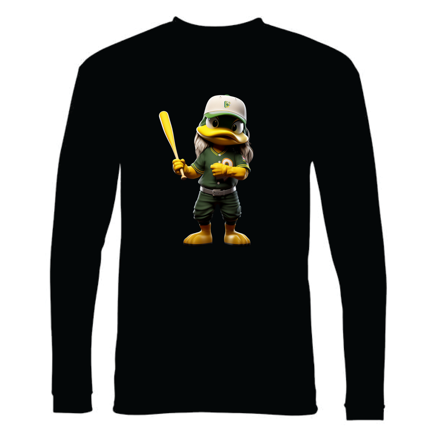 Ducks Mascot Dri Fit Long Sleeve