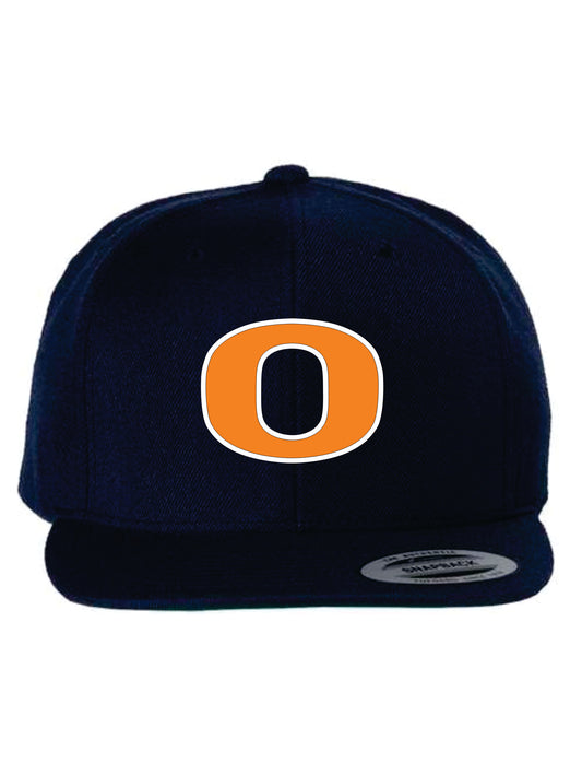 "O" Navy Flatbill