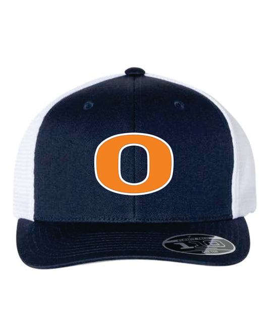 "O" Navy Mesh Flexfit Cap