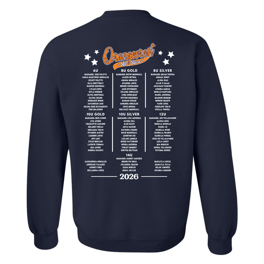 OCGSA All Stars Bell Roster Fleece Crew Sweatshirt