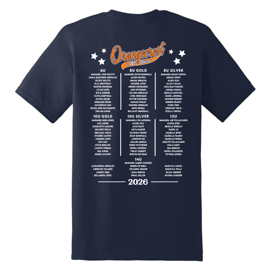 OCGSA All Stars Bell Roster Short Sleeve Tee
