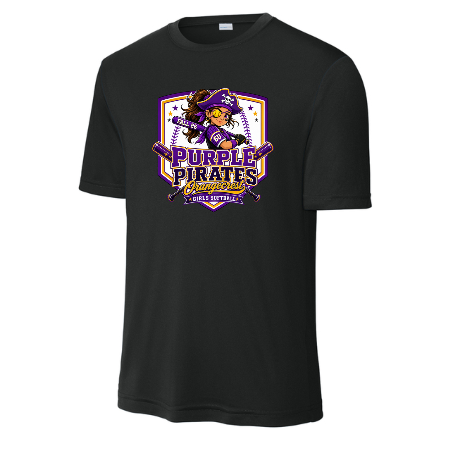 Purple Pirates Dri Fit Short Sleeve