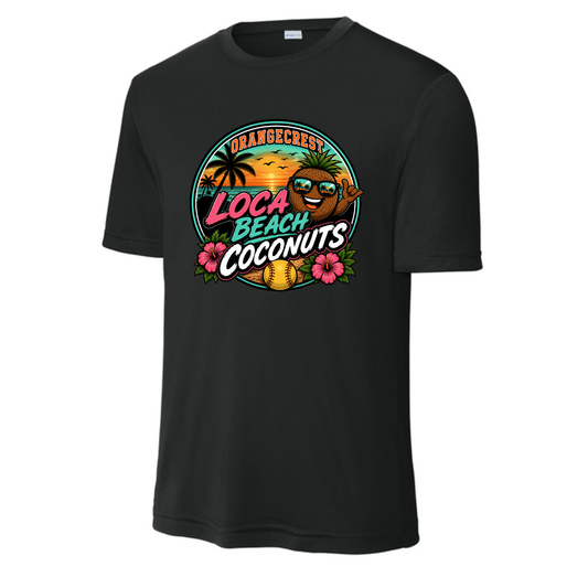 Loca Beach Coconuts Dri Fit Short Sleeve